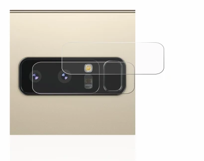 Image of the device Samsung Galaxy Note 8 (ONLY Camera Lens) with a wide variety of screen protectors.