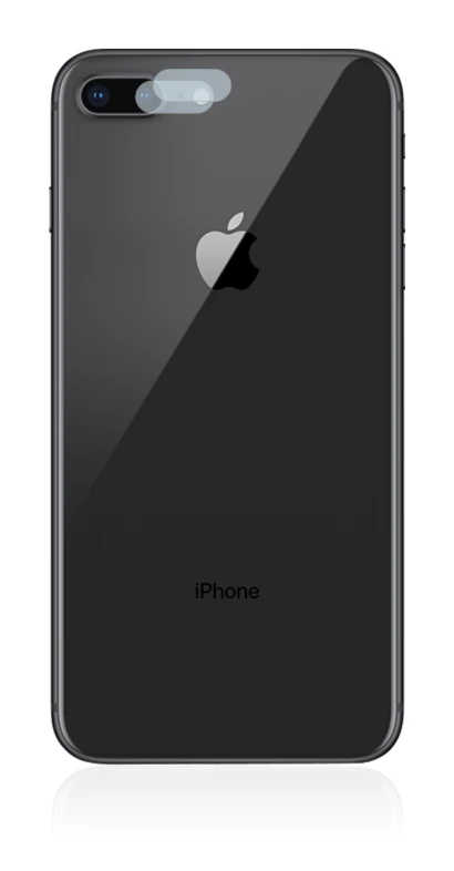 Image of the device Apple iPhone 8 Plus (ONLY Camera Lens) with a wide variety of screen protectors.