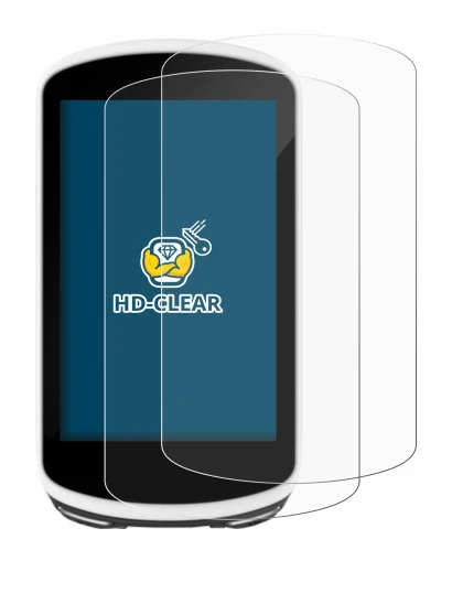 Image of the device Garmin Edge 1030 with a wide variety of screen protectors.