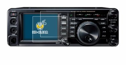 Image of the device Yaesu FT-991A with a wide variety of screen protectors.