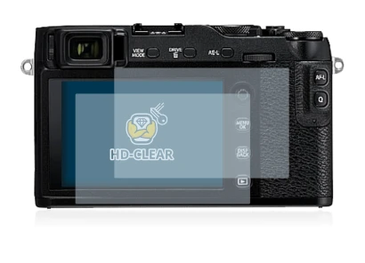 Image of the device Fujifilm X-E3 with a wide variety of screen protectors.