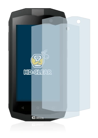 Image of the device Crosscall Trekker M1 with a wide variety of screen protectors.