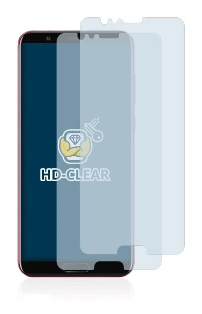 Image of the device Honor View 10 with a wide variety of screen protectors.