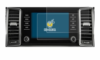 Image of the device Skoda Columbus Kodiaq 2017-2018 Infotainment System 9.2" with a wide variety of screen protectors.