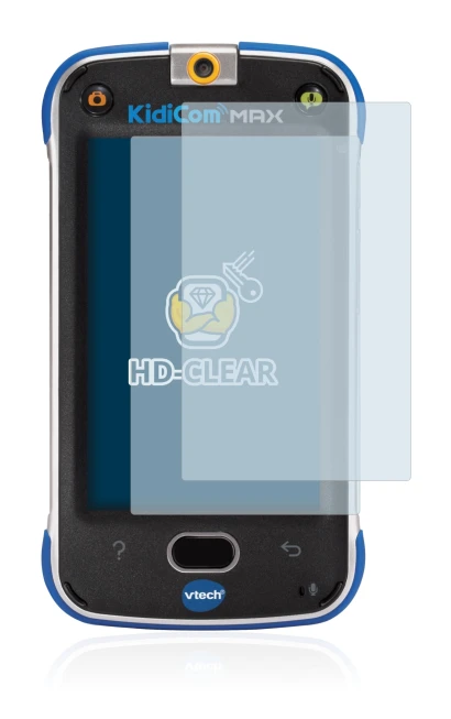 Image of the device Vtech Kidicom Max with a wide variety of screen protectors.