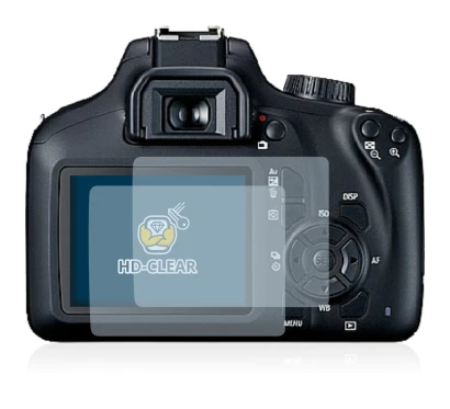 Image of the device Canon EOS 4000D with a wide variety of screen protectors.