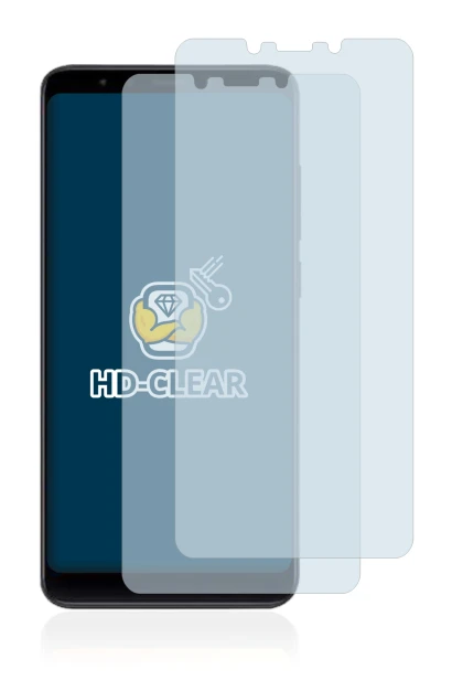 Image of the device Xiaomi Mi A2 with a wide variety of screen protectors.
