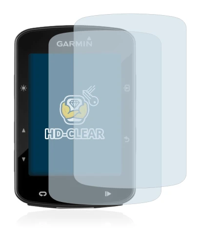 Image of the device Garmin Edge 520 Plus with a wide variety of screen protectors.