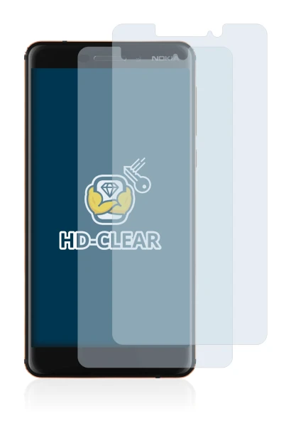 Image of the device Nokia 6.1 with a wide variety of screen protectors.
