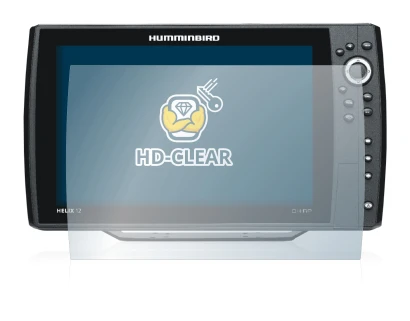 Image of the device Humminbird Helix 12 with a wide variety of screen protectors.