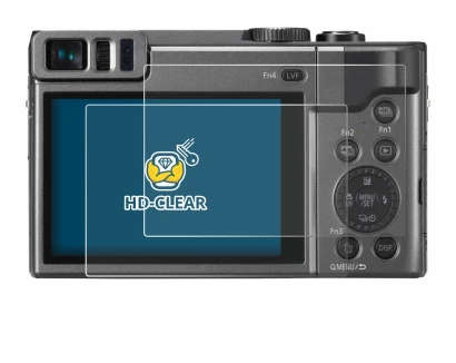 Image of the device Panasonic Lumix DC-TZ90 with a wide variety of screen protectors.