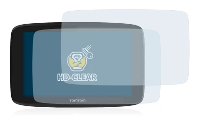 Image of the device TomTom GO Essential 6" with a wide variety of screen protectors.