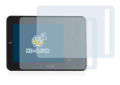 Image of the device ISDT BG-8S with a wide variety of screen protectors.