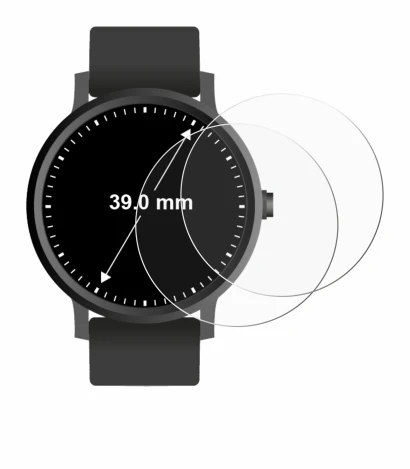 Image of the device Circular Displays (ø: 39 mm) with a wide variety of screen protectors.