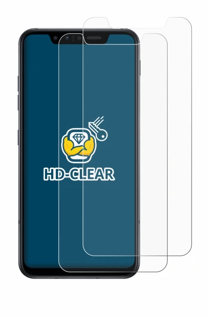 Image of the device LG G8s ThinQ with a wide variety of screen protectors.