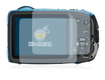 Image of the device Fujifilm FinePix XP140 with a wide variety of screen protectors.
