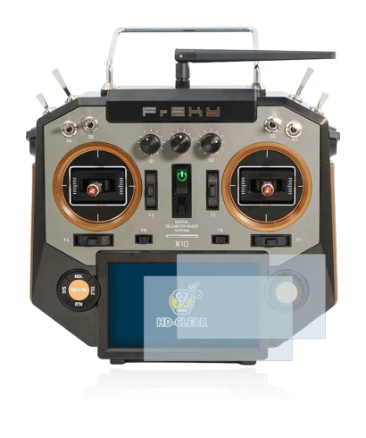 Image of the device FrSky Horus X10 with a wide variety of screen protectors.