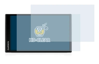 Image of the device Garmin Camper 780 with a wide variety of screen protectors.