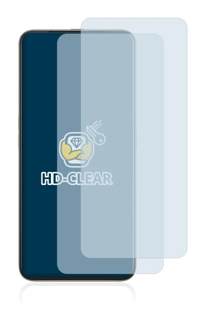 Image of the device Oppo Reno 2 Z with a wide variety of screen protectors.