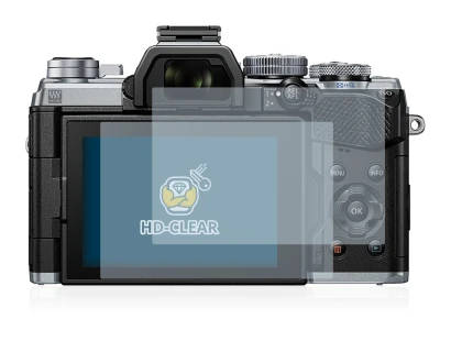 Image of the device Olympus OM-D E-M5 Mark III with a wide variety of screen protectors.