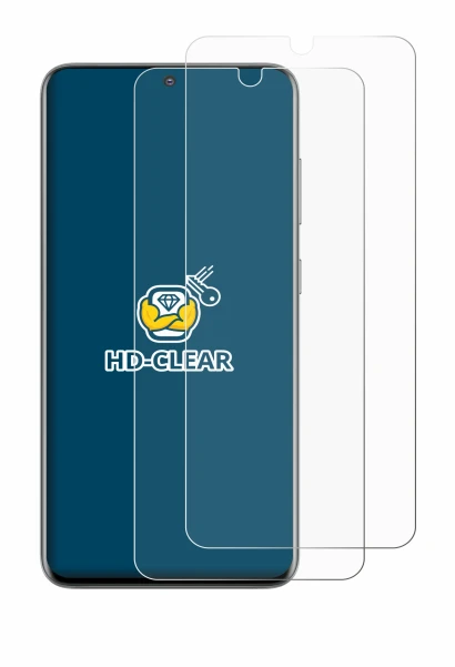 Image of the device Samsung Galaxy S20 with a wide variety of screen protectors.