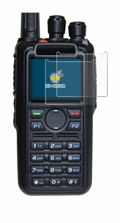 Image of the device AnyTone AT-D878UV Plus with a wide variety of screen protectors.
