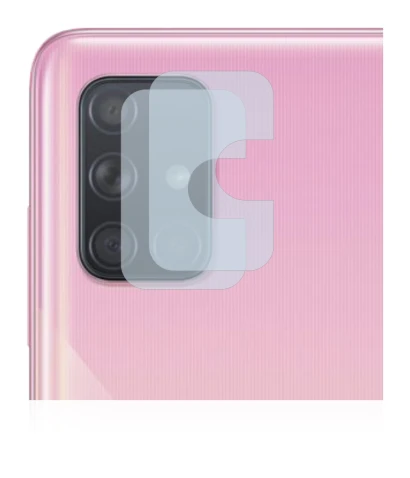 Image of the device Samsung Galaxy A71 (ONLY Camera Lens) with a wide variety of screen protectors.