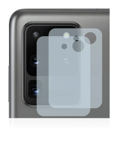 Image of the device Samsung Galaxy S20 Ultra (ONLY Camera Lens) with a wide variety of screen protectors.