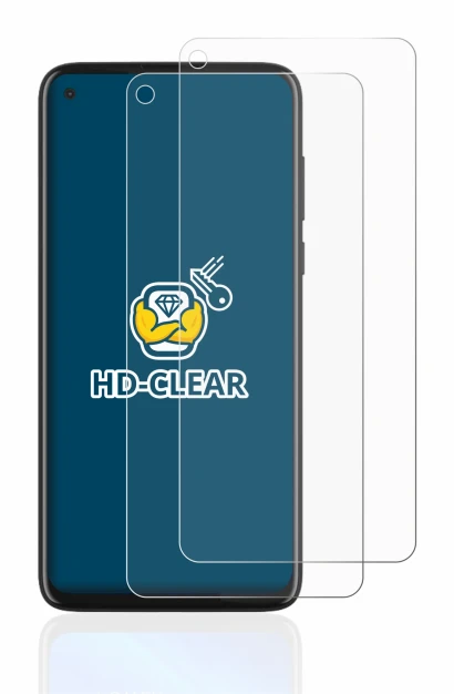 Image of the device Motorola Moto G8 Power with a wide variety of screen protectors.