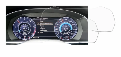 Image of the device Volkswagen Passat Active Info Cockpit 12.3" with a wide variety of screen protectors.