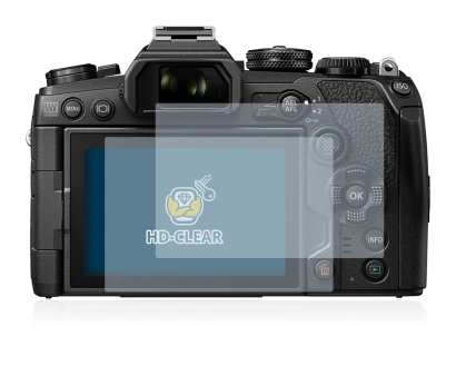 Image of the device Olympus OM-D E-M1 Mark III with a wide variety of screen protectors.