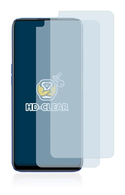 Image of the device realme 6 with a wide variety of screen protectors.