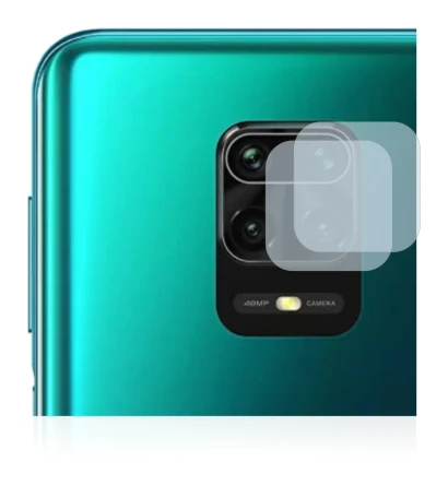 Image of the device Xiaomi Redmi Note 9S (ONLY Camera Lens) with a wide variety of screen protectors.