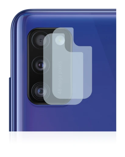Image of the device Samsung Galaxy A41 (ONLY Camera Lens) with a wide variety of screen protectors.