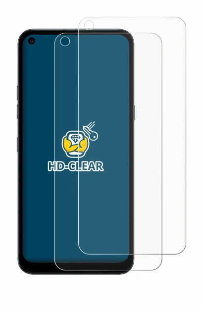 Image of the device LG K61S with a wide variety of screen protectors.