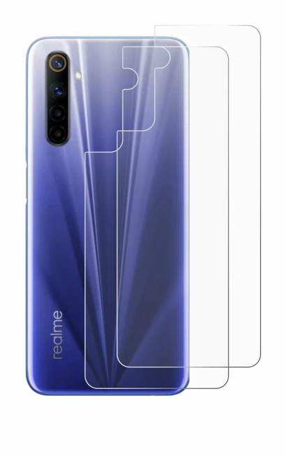 Image of the device realme 6 (Back) with a wide variety of screen protectors.