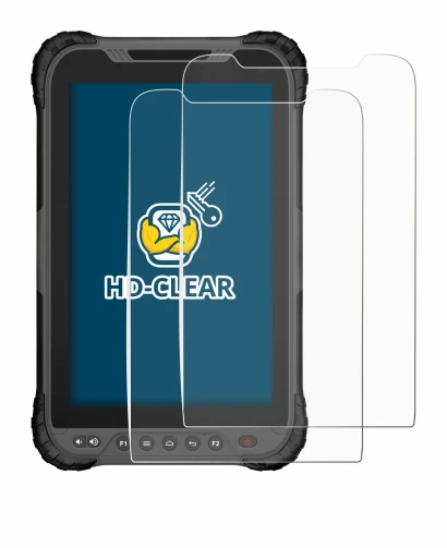 Image of the device GeoMax Zenius 800 with a wide variety of screen protectors.