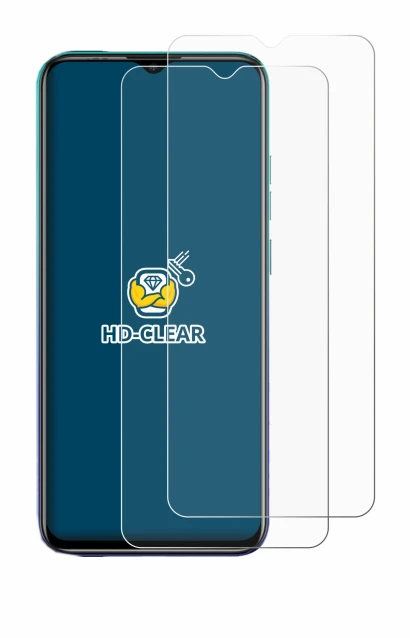 Image of the device Ulefone Note 9P with a wide variety of screen protectors.