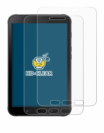 Image of the device Samsung Galaxy Tab Active 2 SM-T395 with a wide variety of screen protectors.