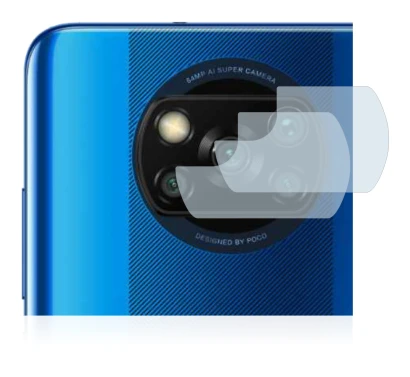 Image of the device Xiaomi Poco X3 NFC (ONLY Camera Lens) with a wide variety of screen protectors.