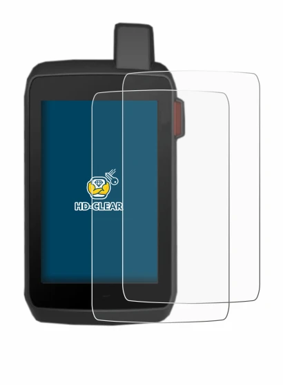Image of the device Garmin Montana 700 with a wide variety of screen protectors.
