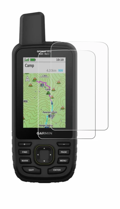 Image of the device Garmin GPSMAP 66sr with a wide variety of screen protectors.