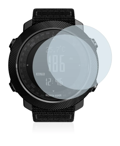 Image of the device North Edge Apache with a wide variety of screen protectors.