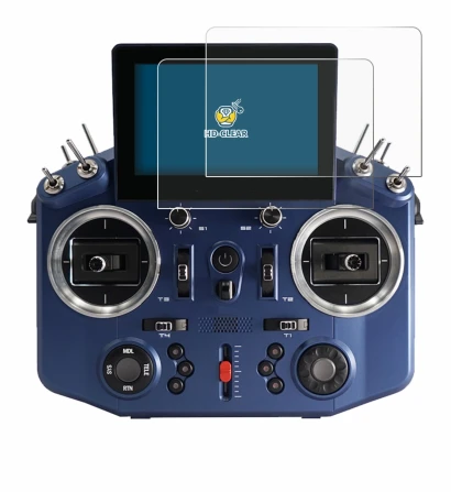 Image of the device FrSky Horus X20 with a wide variety of screen protectors.