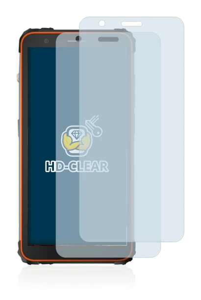 Image of the device Blackview BV6600 with a wide variety of screen protectors.