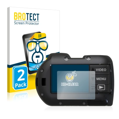 Front side of a product packaging with the brand logo BROTECT. Next to it is the device SeaLife Micro 3.0 shown with the corre