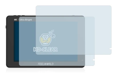 Image of the device Feelworld LUT7 7" with a wide variety of screen protectors.