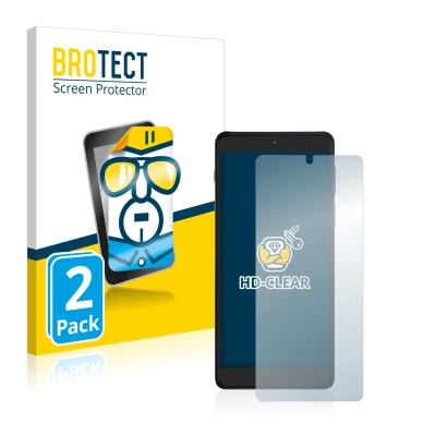 Front side of a product packaging with the brand logo BROTECT. Next to it is the device Motorola Edge 20 Pro shown with the co