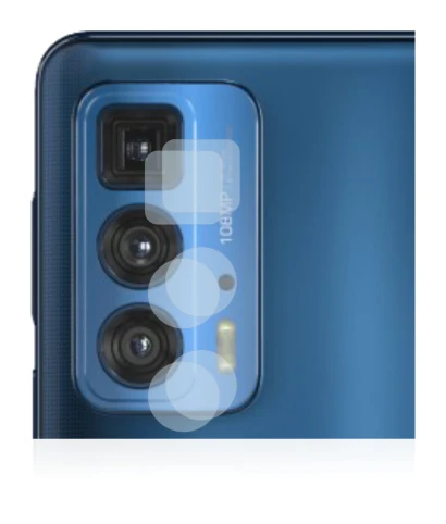 Image of the device Motorola Edge 20 Pro (ONLY Camera Lens) with a wide variety of screen protectors.