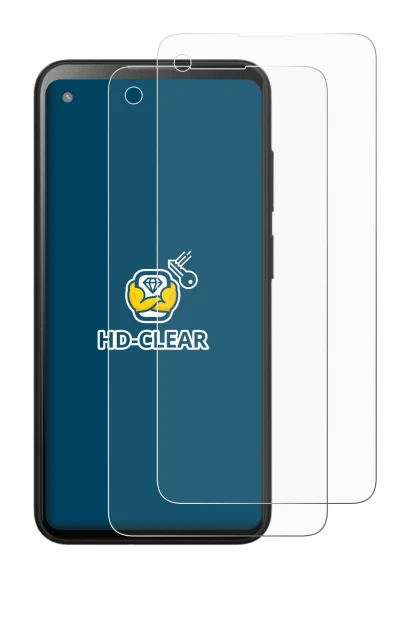 Image of the device Blackview BL5000 with a wide variety of screen protectors.